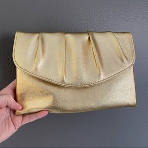 Vintage 70s Gold Clutch